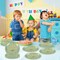 90PCS Happy Birthday Plates and Napkins Party Supplies, Disposable Sage Green Gold Dot Dessert Paper Plates Napkins with Forks Tableware Set Party Decorations for Girl Women Birthday Party